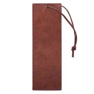 Faithful Servant Blue Faux Leather Bookmark 2 Chronicles 15:7