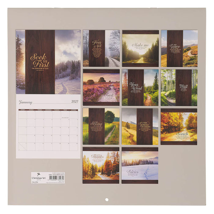 2027 Your Word Large Wall Calendar - Psalm 119:105