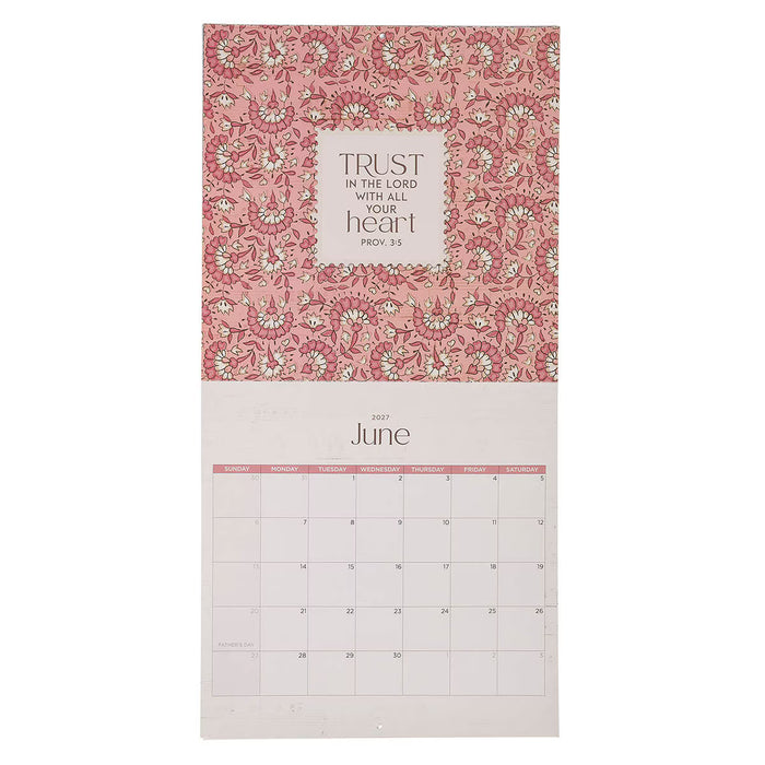 2027 Amazing Grace Large Wall Calendar