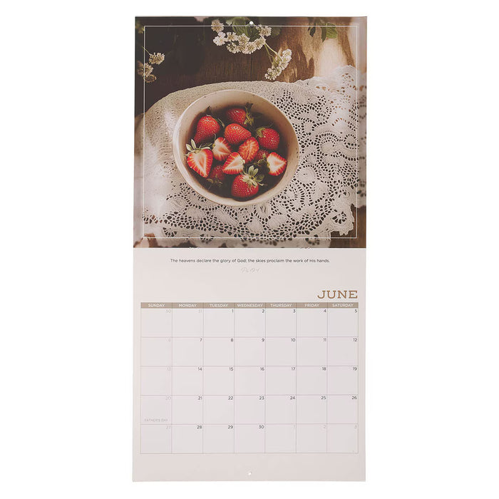 2027 The Earth is the Lord’s Large Wall Calendar - Psalm 24:1