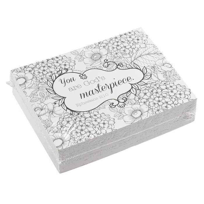 Coloring Cards: Colorful Blessings