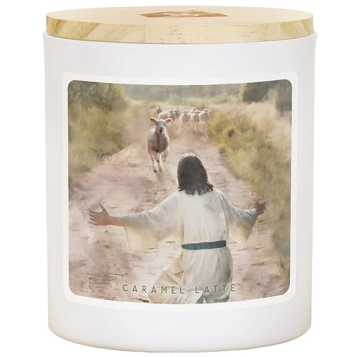 Prodigal Lamb Returns - Caramel Latte - 11oz Soy Candle