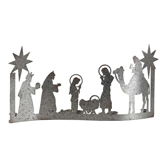 Nativity Silhouette Twist Advent Candle