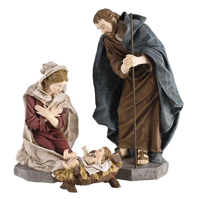 Nativity Holy Family Staff Cloth 17.75H