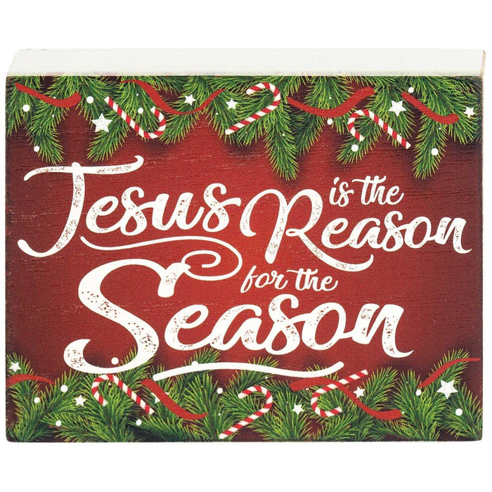 JESUS IS THE REASON TABLETOP PLAQUE