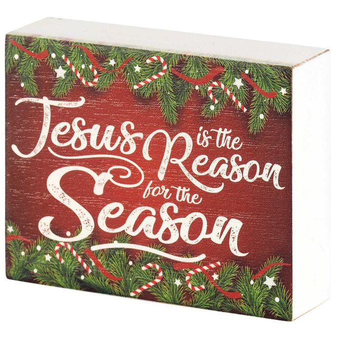 JESUS IS THE REASON TABLETOP PLAQUE