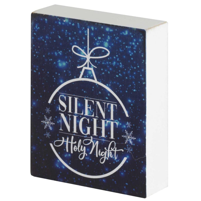Tabletop Plaque Silent Night Holy Night - Morning Star Christian Bookstores