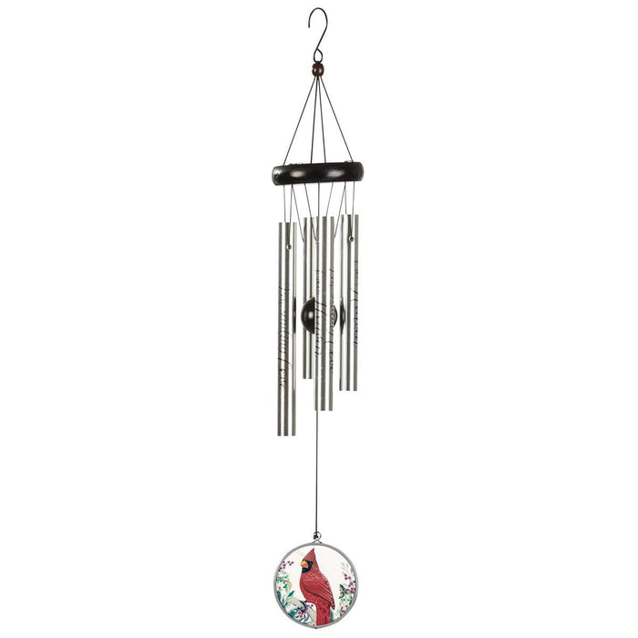 CARDINAL WINDCHIME I'M SENDING LOVE 22"