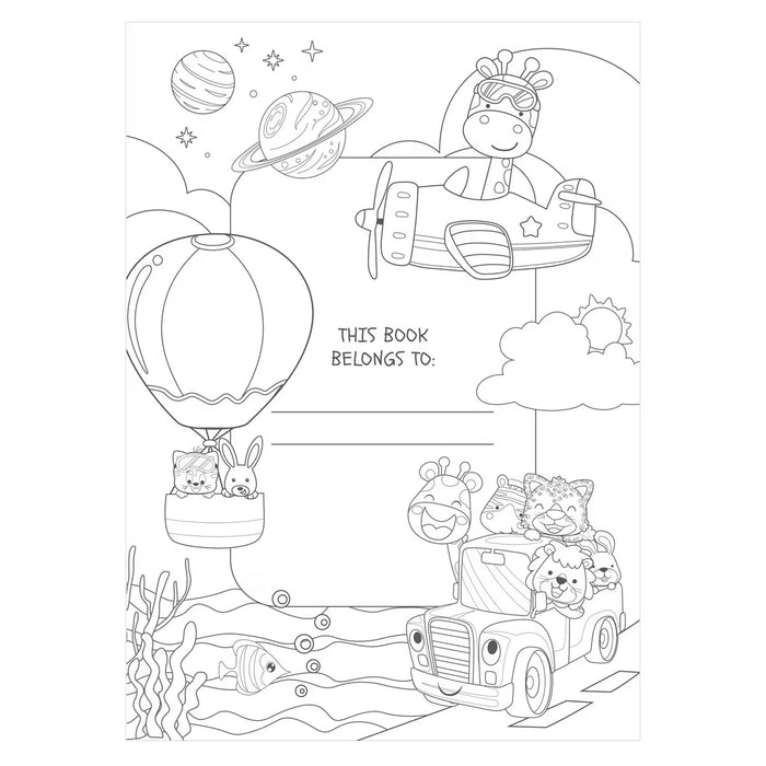 Coloring Book For Kids God Is with Me Wherever I Go