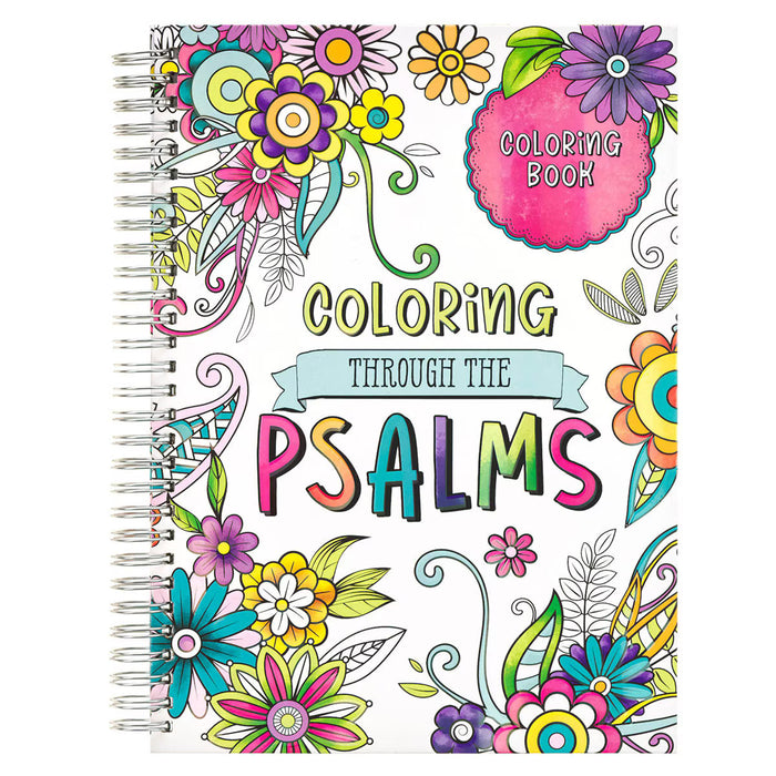 Coloring through the Psalms Spiral Coloring Book