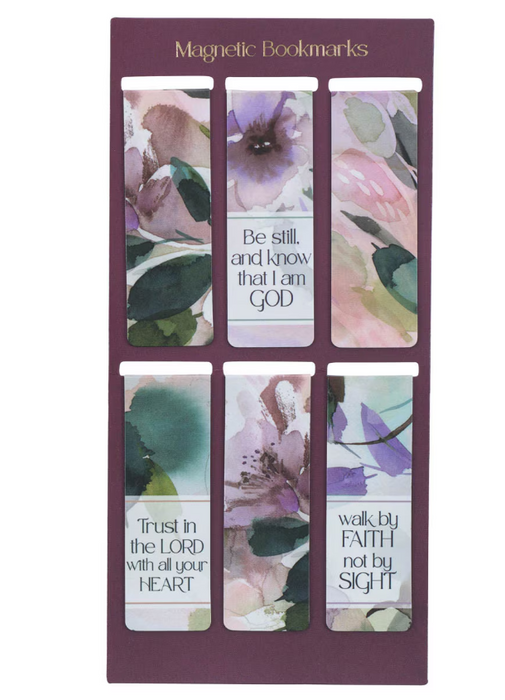 Bloom Like the Flowers Magnetic Bookmark Set - Morning Star Christian Bookstores
