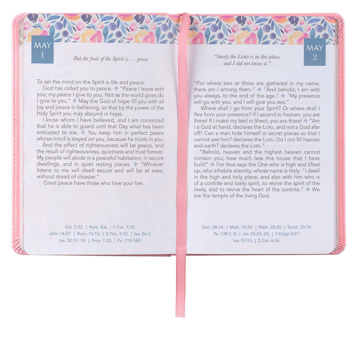 Devotional Daily Light for Women Pink Leatherlike