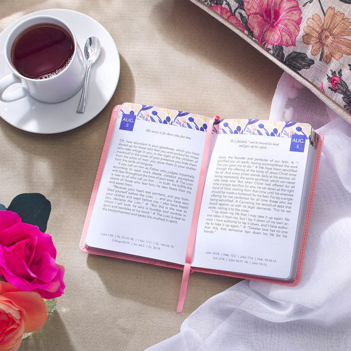 Devotional Daily Light for Women Pink Leatherlike