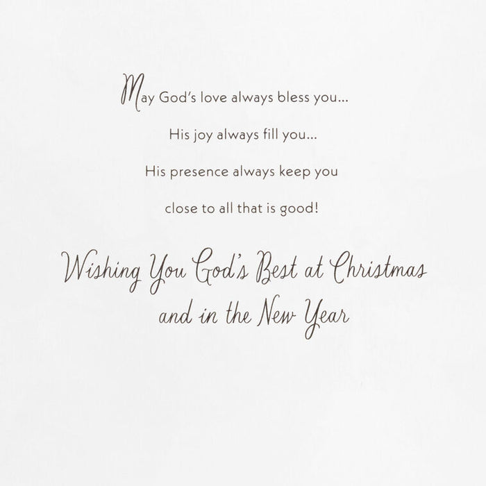DaySpring Wintry Night With Cardinals and Church Boxed Christmas Cards, Pack of 16