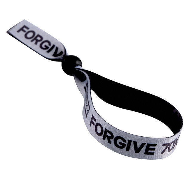 Forgive 70x7 Fabric Bracelet