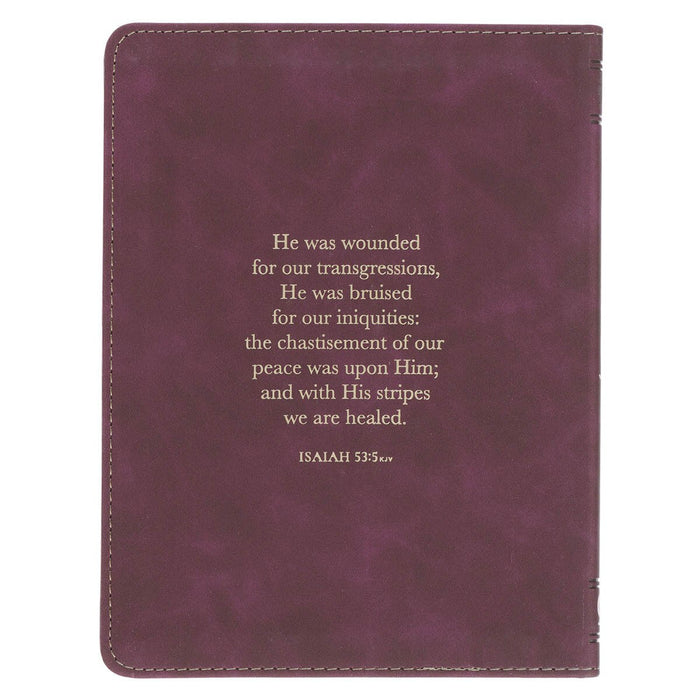 The Miracle of Easter Maroon Faux Leather Devotional - Chris Tiegreen