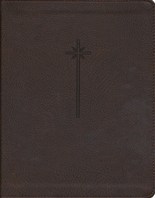 NIV Journal the Word Bible Leathersoft Brown Red Letter Comfort Print - Morning Star Christian Bookstores