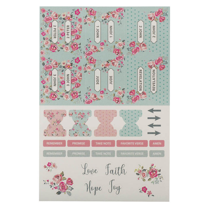 Pink and Blue Old and New Testament Bible Indexing Tabs