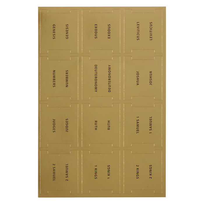 Bible Indexing Tabs for Gold Gilt-edged Bibles