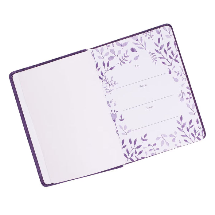 I Can Do All This Purple Handy-sized LuxLeather Journal Philippians 4:13
