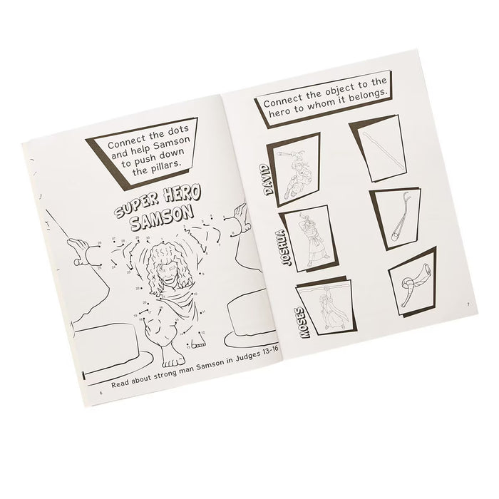 Activity Book Super Heroes