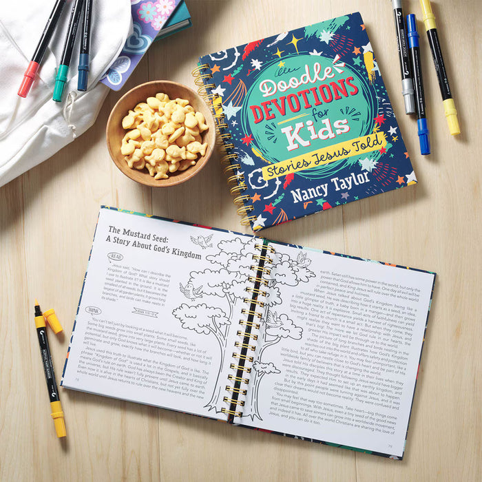 Doodle Devotions for Kids: Stories Jesus Told - Nancy Taylor