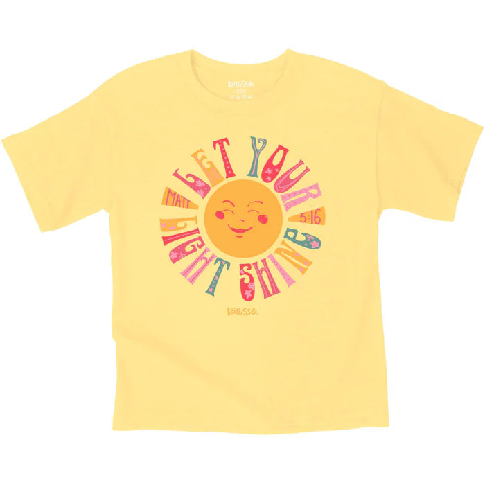 Kids T-Shirt Let Your Light Shine - Morning Star Christian Bookstores