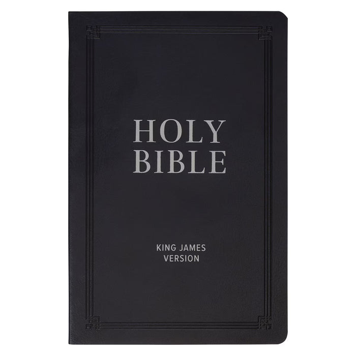 KJV Black Faux Leather Gift Bible