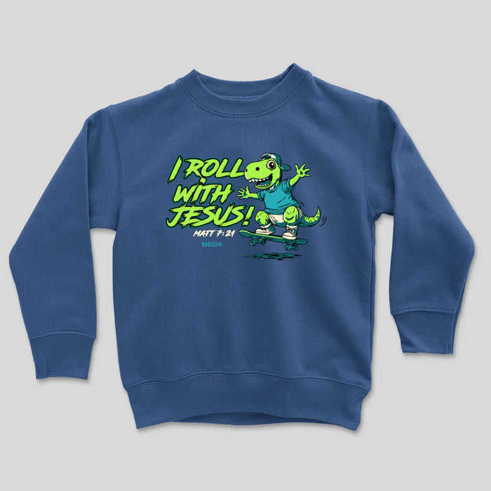 Kerusso Kids Sweatshirt Dino Skateboard