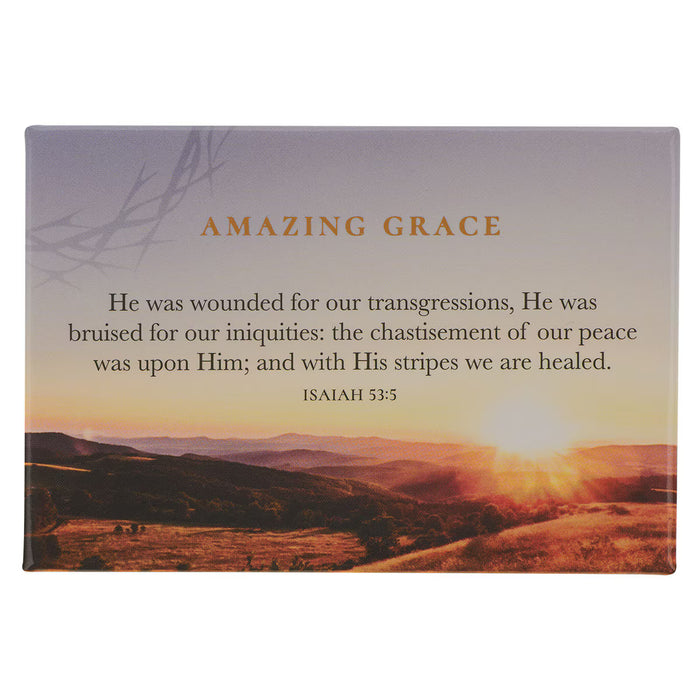 Amazing Grace Magnet - Isaiah 53:3