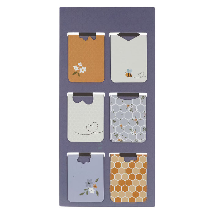 Amazing Teacher Blossom and Bees Magnetic Bookmark Set