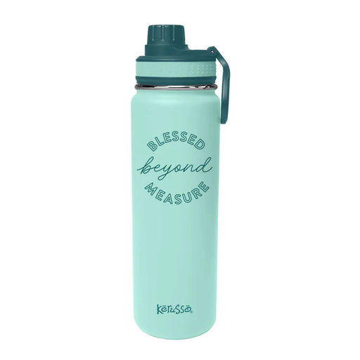 24 oz Stainless Steel Bottle Blessed Beyond Measure - Morning Star Christian Bookstores