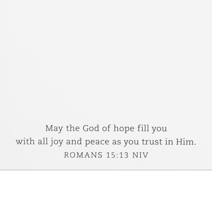 Because of Jesus Religious Boxed Christmas Cards, Pack of 16