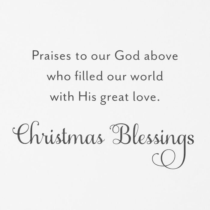Let Us Adore Him Religious Boxed Christmas Cards, Pack of 16