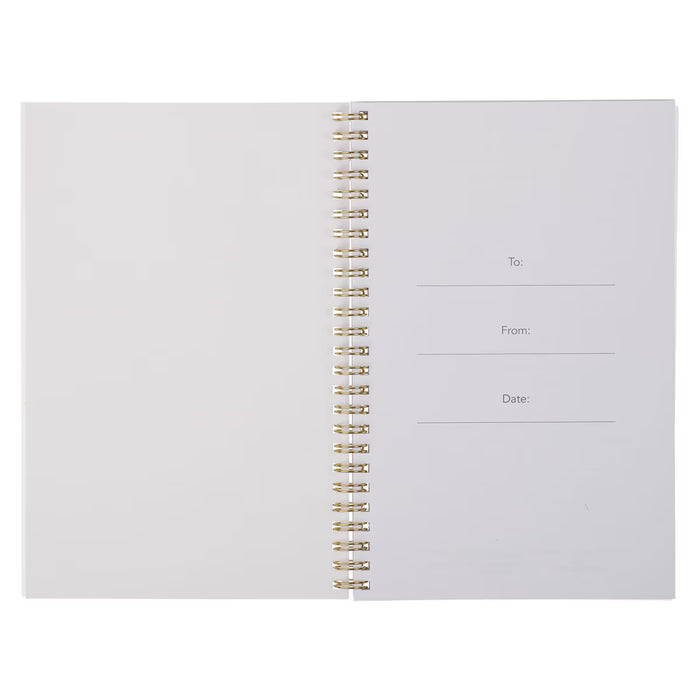 Footprints in the Sand PVC Cover Spiral Notebook - Isaiah 46:4
