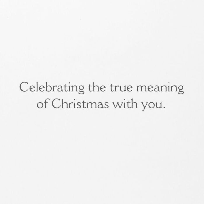 Manger and Frame Religious Boxed Christmas Cards, Pack of 16