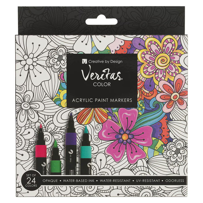 Veritas Color Acrylic Paint Marker Set