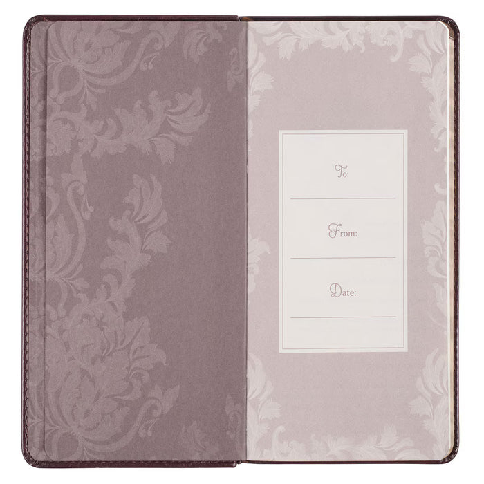 Promises to Strengthen Your Faith KJV Brown Faux Leather