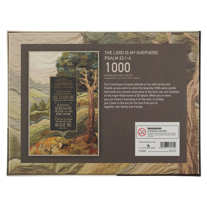 The Lord is My Shepherd 100-piece Puzzle - Psalm 23:1-4