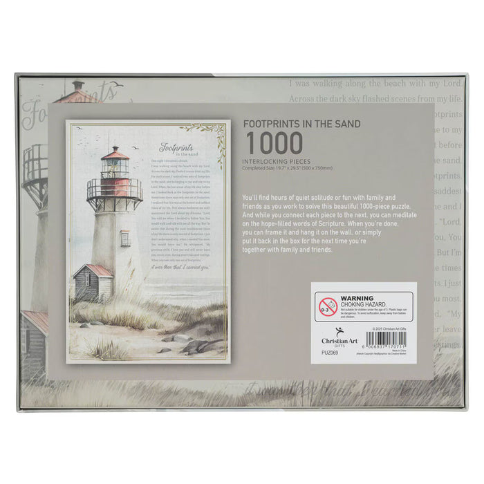Footprints 1000-piece Puzzle