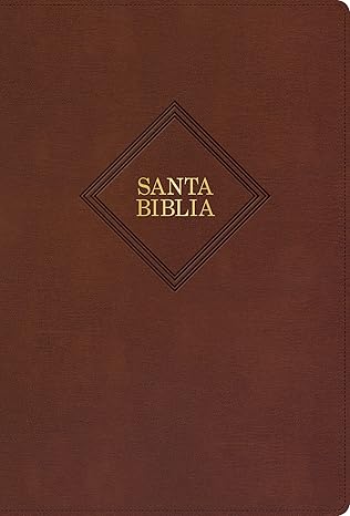 Rvr 1960 Biblia Letra Grande Tamaño Manual, Café, Piel Fabricada Con Índice - Morning Star Christian Bookstores