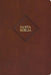 Rvr 1960 Biblia Letra Grande Tamaño Manual, Café, Piel Fabricada Con Índice - Morning Star Christian Bookstores