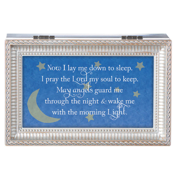 Children's Prayer Music Box Silver - "Clair de Lune" Tune