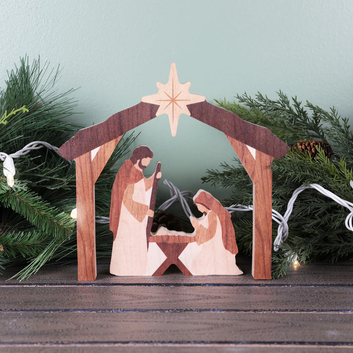 Mary Joseph Baby Jesus Set (2 Pc) Nativity Set