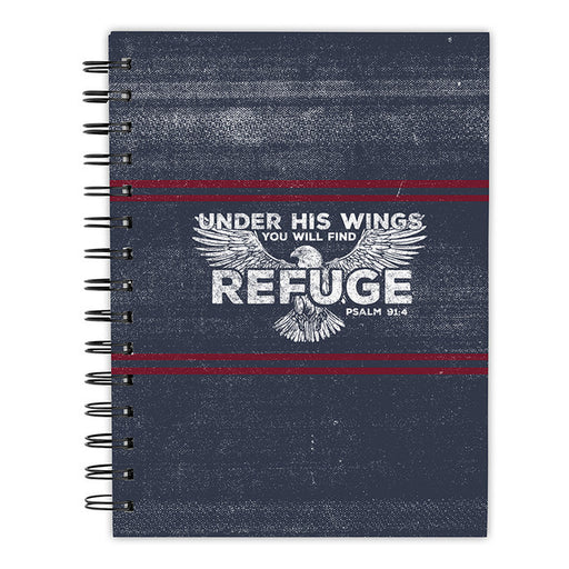 Under His Wings Spiral Notebook - Morning Star Christian Bookstores