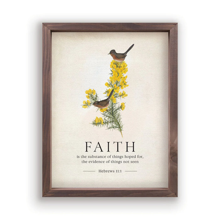 Faith Is The Substance Of Things Hoped For 13X17 Framed Art