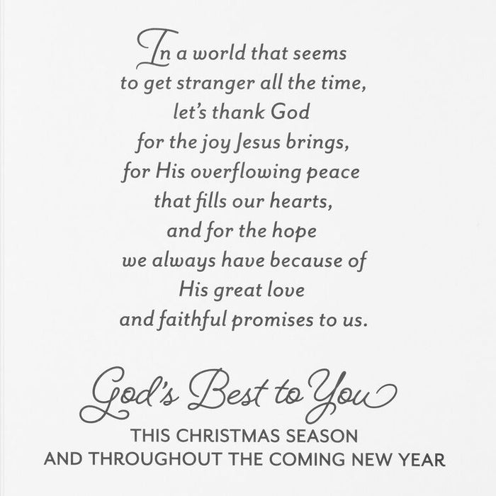 Church in Snow Religious Boxed Christmas Cards, Pack of 16