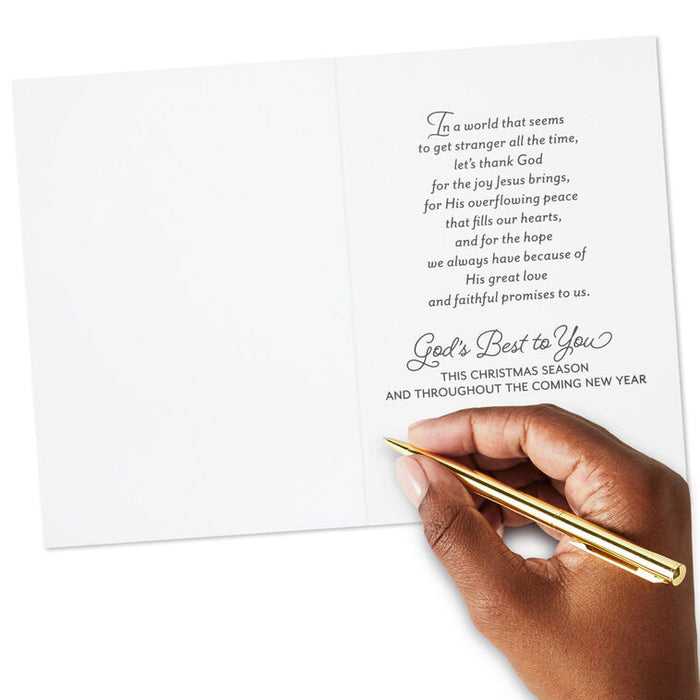 Church in Snow Religious Boxed Christmas Cards, Pack of 16