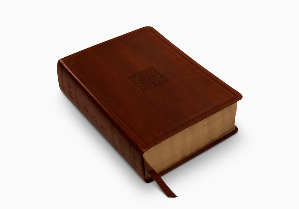 ESV Study Bible TruTone Walnut Celtic Imprint