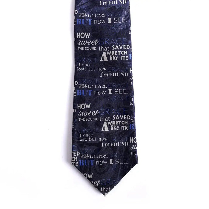 Tie Polyester Amazing Grace Blue
